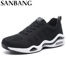 Men Running Shoes Summer Shock Absorption Breathable Balanced Hard Wearing Impact Resistance Sneakers Outdoor Light Weight WX4