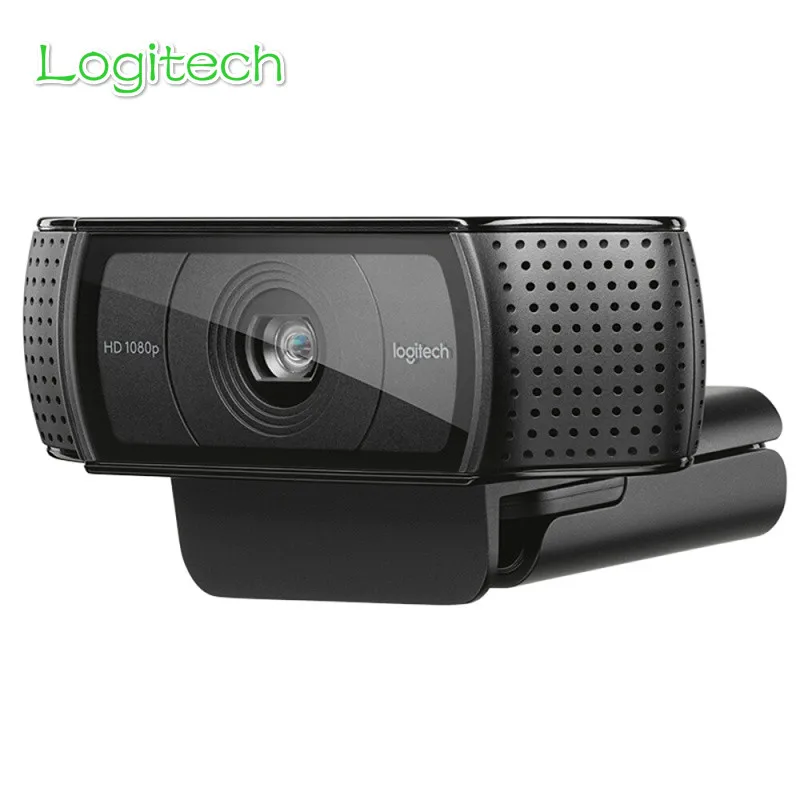 Original logitech HD Pro camera C920e, widescreen video call recording, 1080p camera, desktop or laptop camera, C920 upgrade