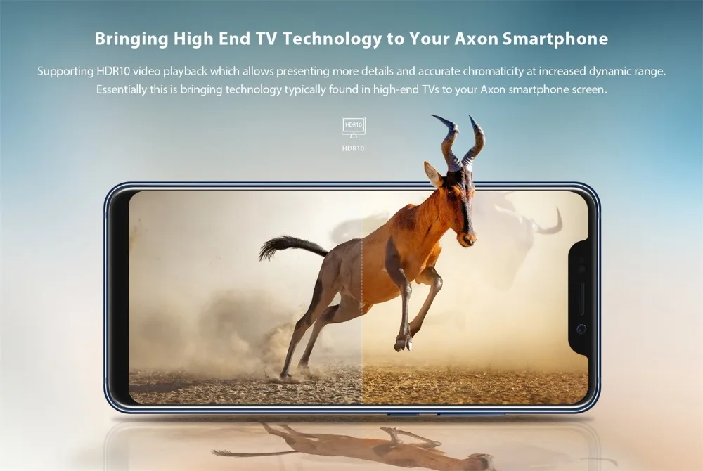 Мобильный телефон zte Axon 9 Pro 4G LTE Snapdragon 845 Android 8,1 6,2" ips 2248x1080 8 Гб ram 256 ГБ rom 20.0MP отпечаток пальца