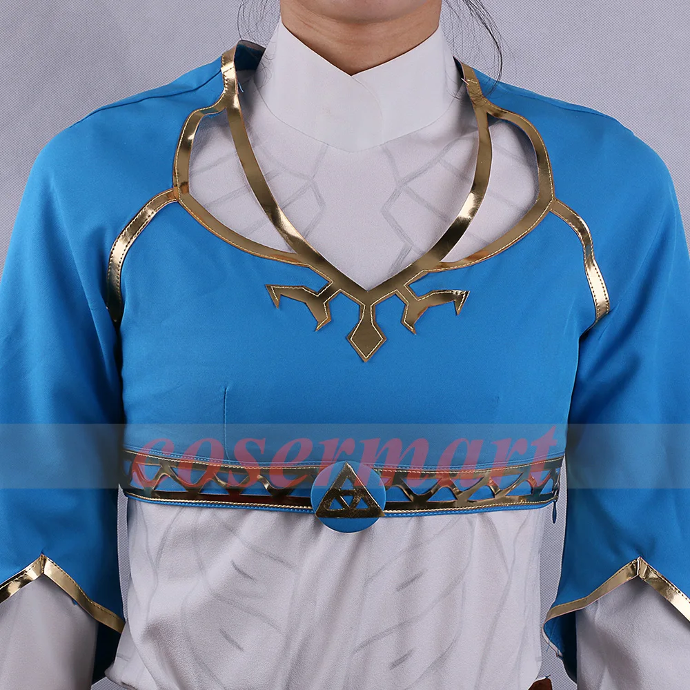 Hot Game The Legend of Zelda Twilight Princess Costume Suits Adult Women Dress t-shirt  Pants Halloween Party Prop (3)