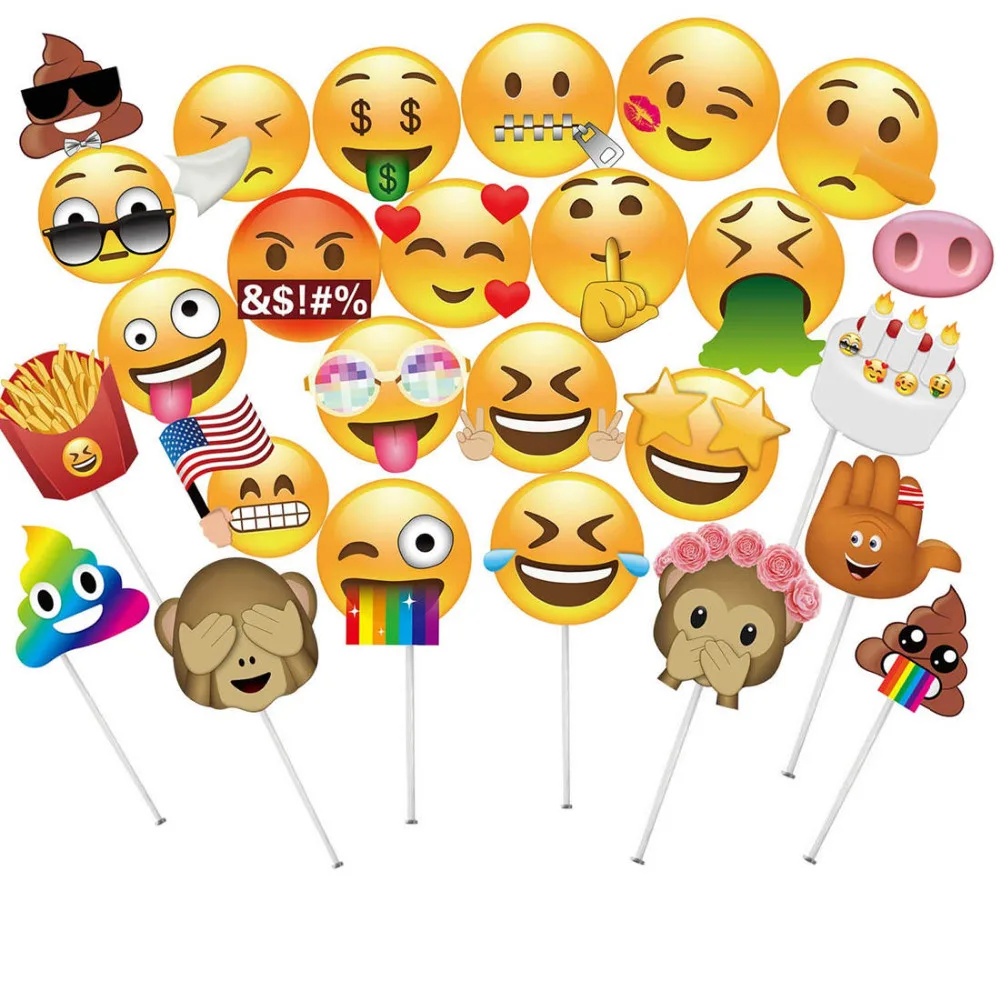 

Fun Photo Booth Props for Birthday Party 27 Pieces DIY Kit for Photo Booth Drops Decorations