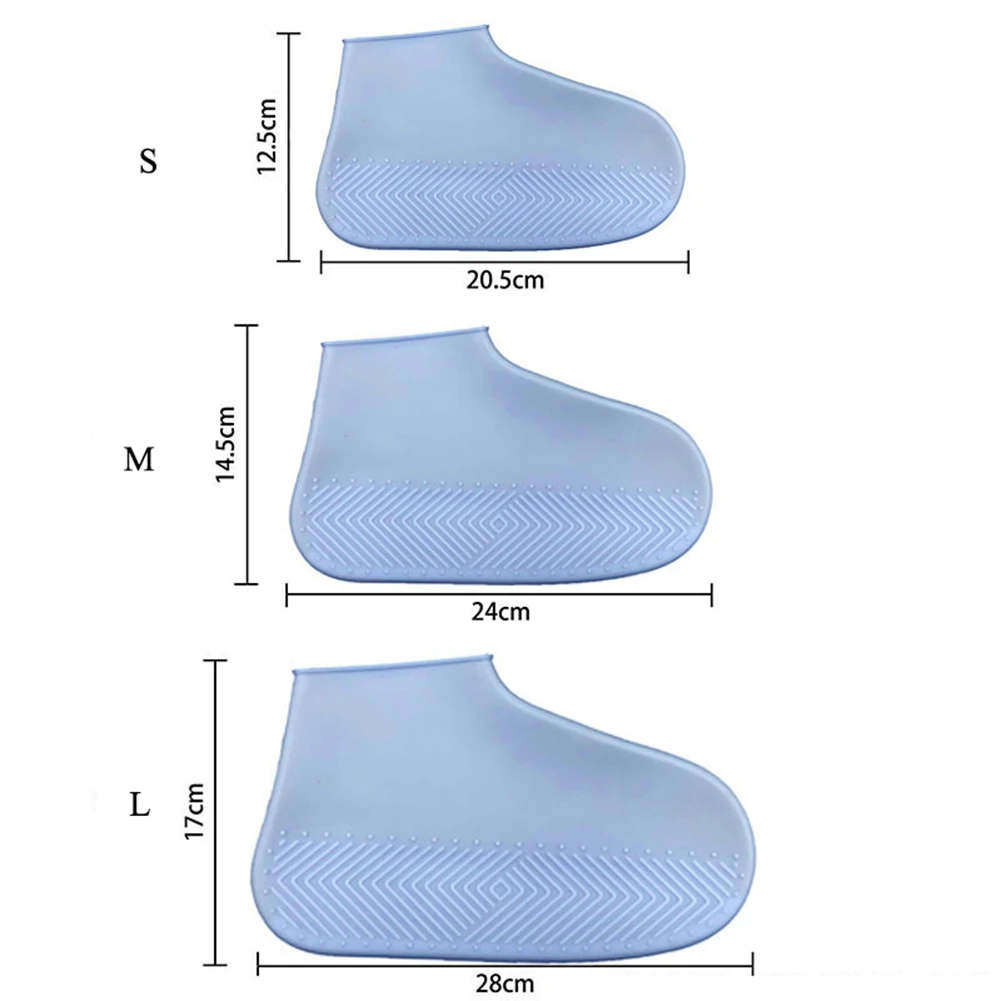 Новые многоразовые Нескользящие Чехлы для обуви Водонепроницаемые силиконовые чехлы для обуви уличные галоши для защиты от дождя S/M/L Аксессуары для обуви