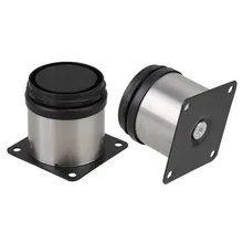 4 шт 50x50 мм регулируемые опорные ножки для мебели кухонные шкафы из нержавеющей стали ножки для шкафа PAK55