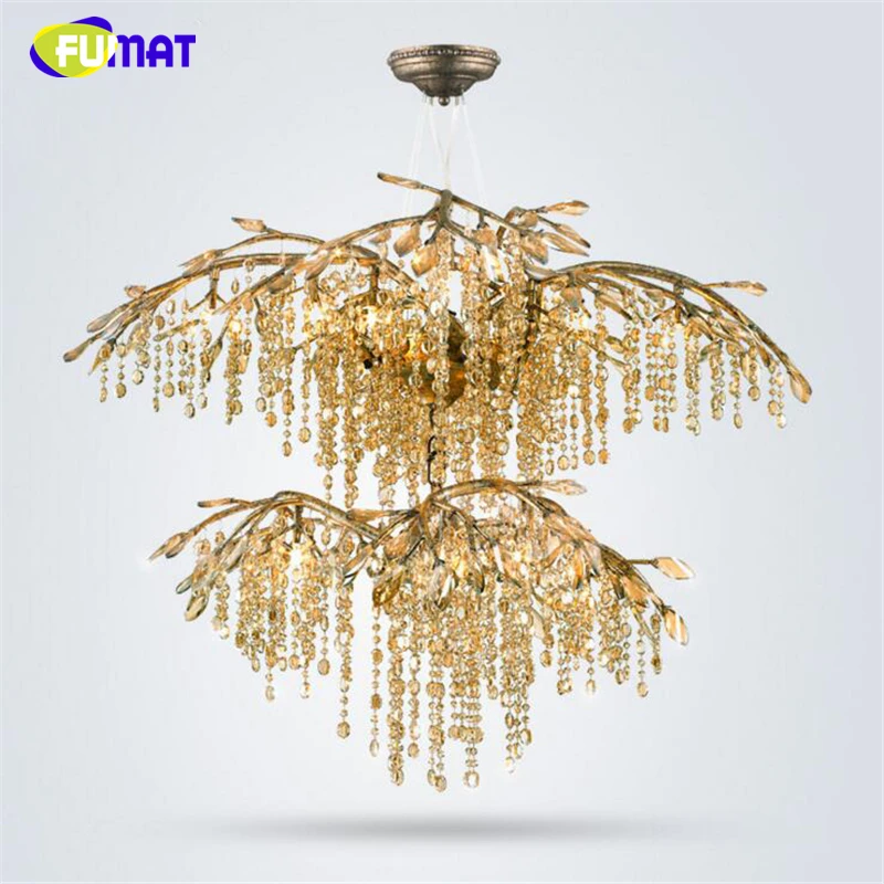 Люстра Светодиодная Хрустальная в виде ветки для спальни столовой|crystal chandelier led|k9