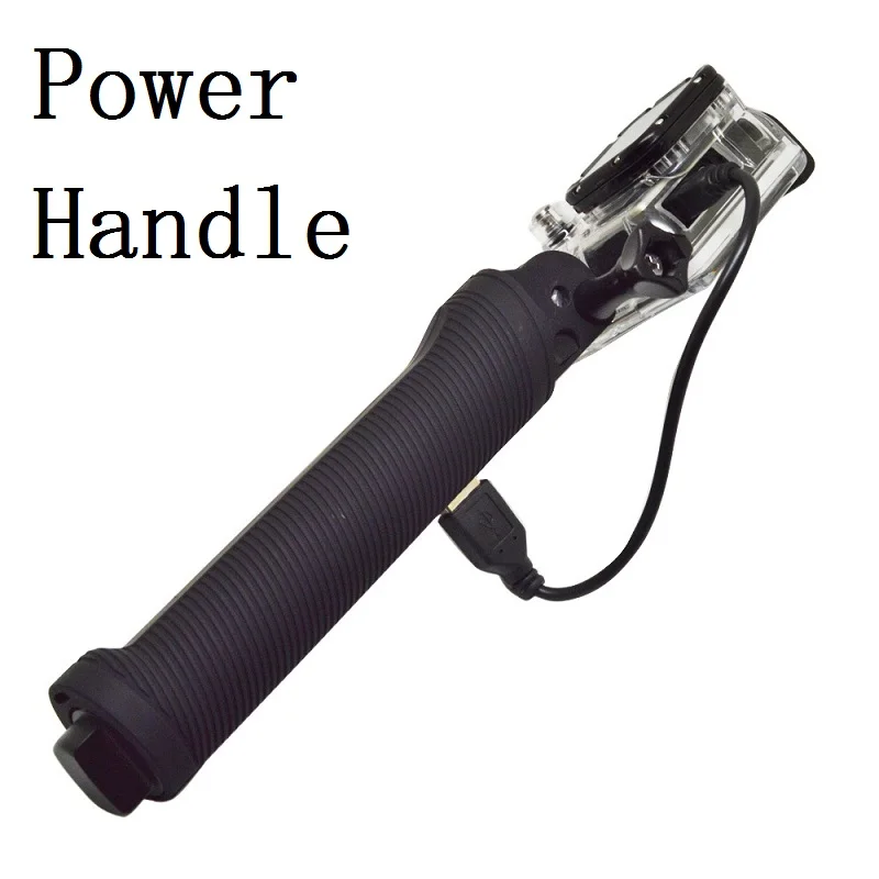 

Hand Grip Monopod Battery Charger Power Bank For Gopro Hero 3 4 5 6 7For Xiaomi yi 4K Mijia 4K SJCAM SJ5000 SJ8 C30 S300 EKEN H9