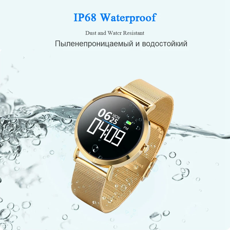 TWK деловые часы мужские умные IP68 водонепроницаемые спортивные пульсометр