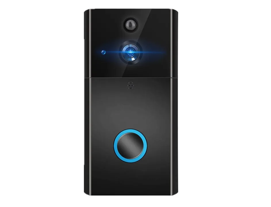 Умный дверной Звонок IP видео wifi беспроводной домофон с камерой для квартиры ИК сигнализация беспроводная камера безопасности - Цвет: wireless doorbell