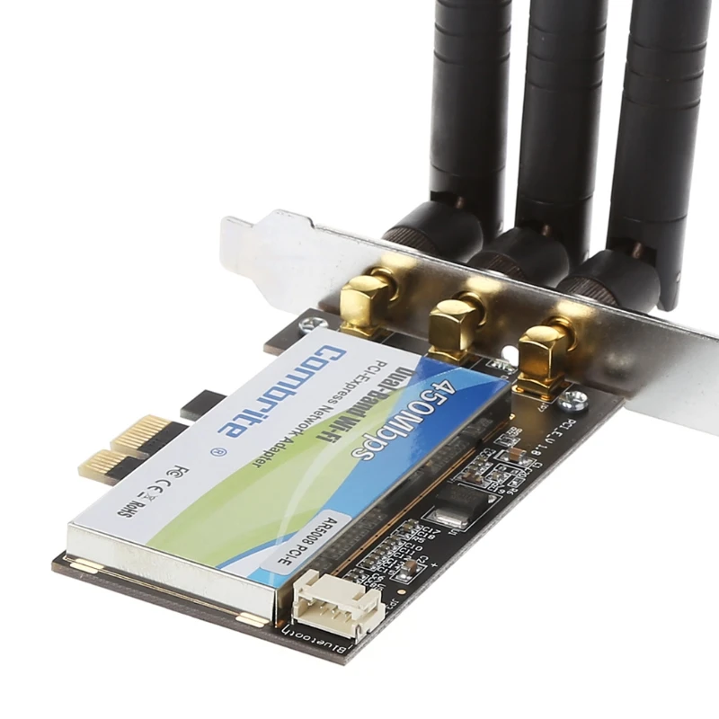 PCI-E 2,4G+ 5G Двухдиапазонная Wifi 300/450M PCI-Express Wlan карта для INTEL6300 AR5008