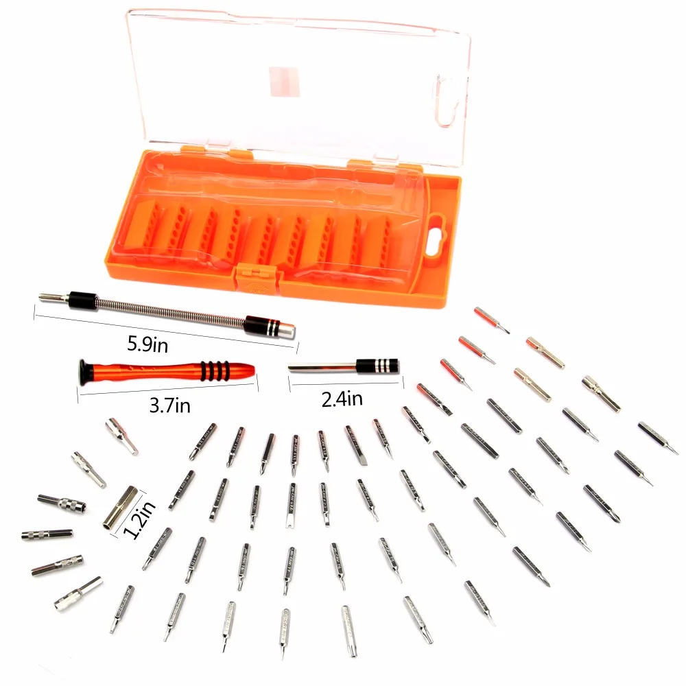 JAKEMY 74 in 1 Phone Repair Screwdriver Set iPhone Samsung Mobile Repair Magnetic Precision Electronics Tools Kit