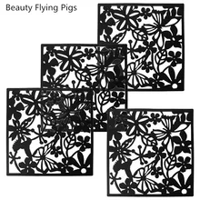 Мода 4 шт. птица цветок бабочка кулон перегородка экран разделительная панель украшение дома занавес