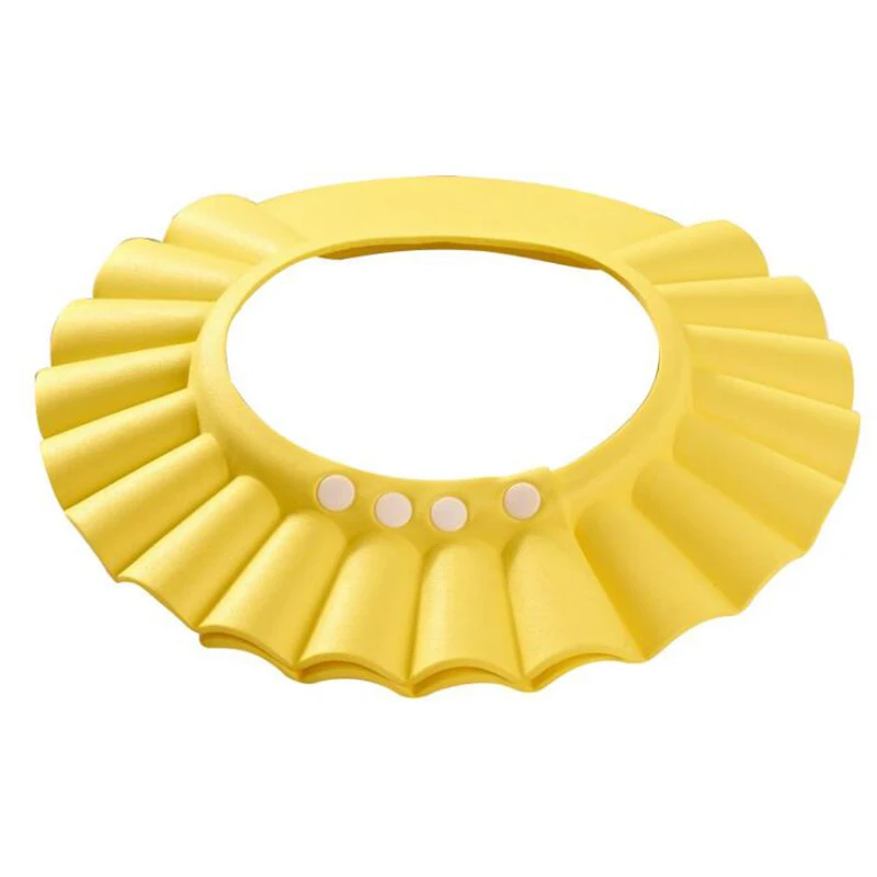 Adjustable baby Shower Cap Child Shampoo Caps Kid Bathing Waterproof Shield Hats Resizable Hat 3 Colors Shampoo Cap