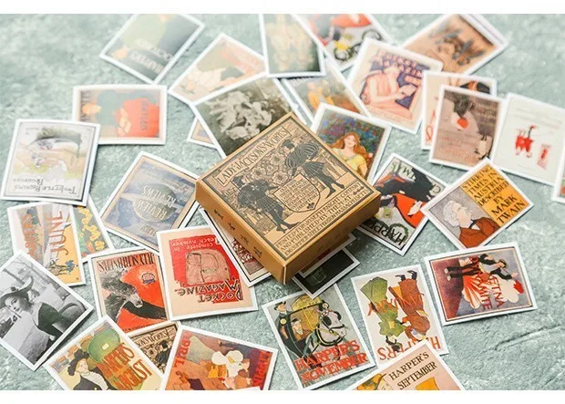 40PCS-box-Color-Cute-Marble-Paper-Sticker-Decoration-Decal-DIY-Album-Scrapbooking-Seal-Sticker-Stationery-Gift(7)