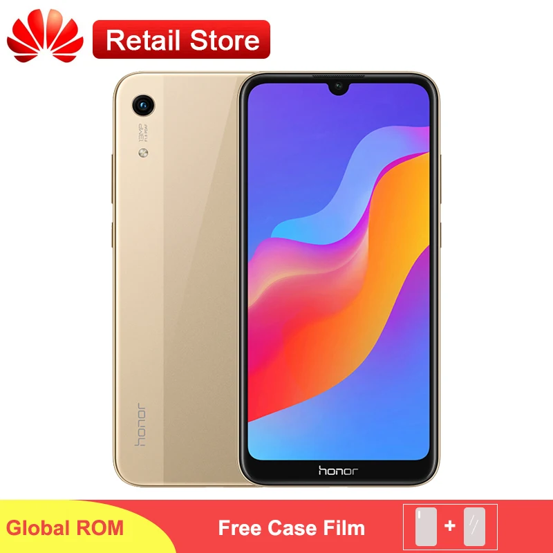 

Global ROM Honor 8A Smartphone 6.09" Fullview MT6765 Octa Core Android 9.0 13MP 8MP Dual Camera Face Unlock LTE Phone
