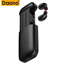 DAONO TWS B5, Мини Bluetooth наушники, беспроводные стерео наушники, 2600 мА/ч, внешний аккумулятор для телефона, спортивные, IPX5, водонепроницаемые, с микрофоном