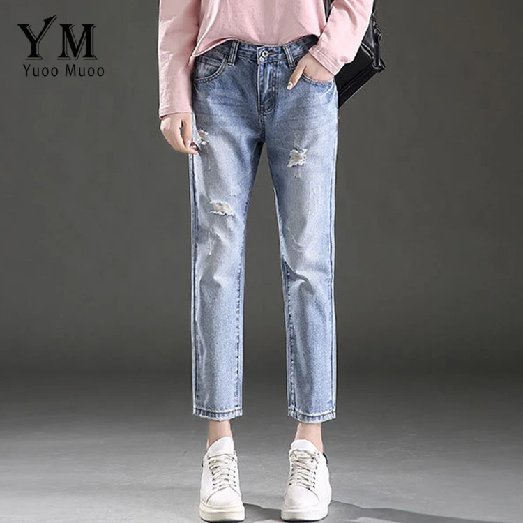 32 42 PLUS Size NEW Summer Vintage Fashion Ripped Hole