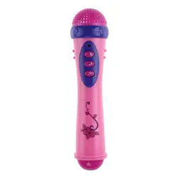 1 шт. караоке микрофон Mic музыка игрушки для детей мальчиков и девочек Подарки черный/розовый