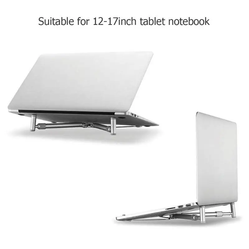 Universal Auminum Alloy Laptop Stand Bracket Cooling Holder Dock PC Pad Notebook Desk Tablet Support for Macbook Holder Bracket