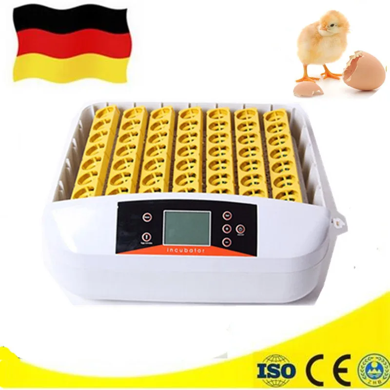 

56 pcs eggs incubator hatching machine Digital Clear temperature control commercial brooder chicken small incubator