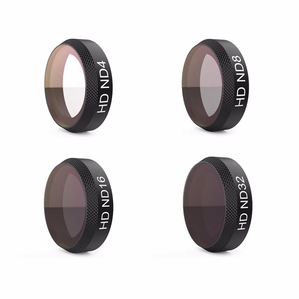

4pcs/set PGYTECH Lens Filters ND4 ND8 ND16 ND32 Camera Filter Set Kit Thread Version for DJI MAVIC AIR