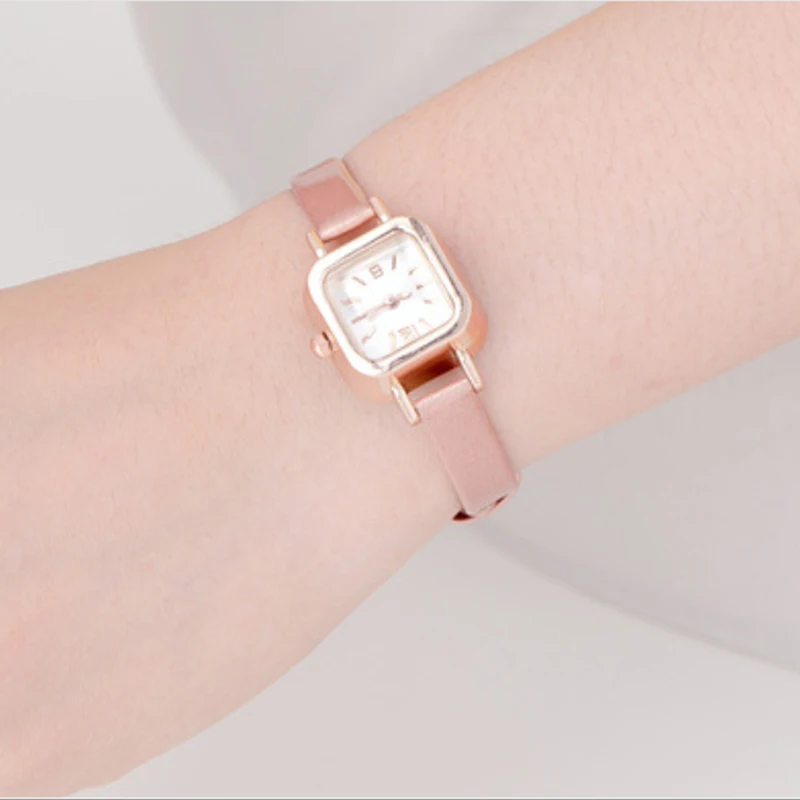 

Women Dress Ladies Quartz Clock Top Brand Women Bracelet Watch Contracted Leather WristWatches Dropshiping Montre