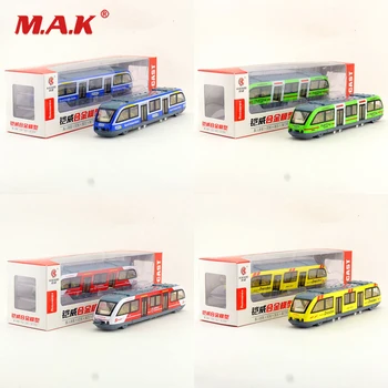 

KAIWEI Red/Yellow/Blue/Green Alloy Sightseeing Tour Car Bus Vehicles Model Kids Gifts with Put Back Light Sound