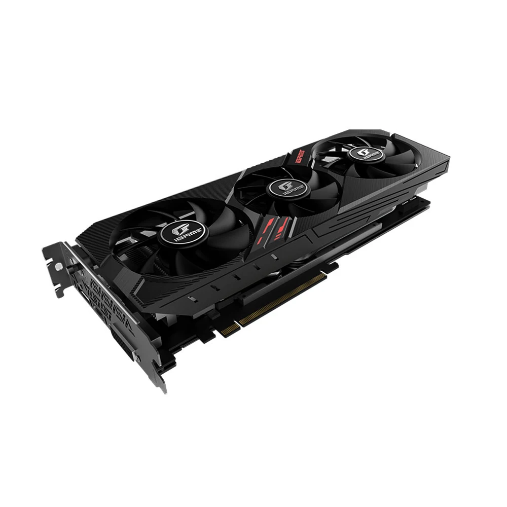 Красочные GeForce GTX 1660 6G Ультра графическая карта Nvidia GDDR5 GPU игровая видеокарта 8 Pin PCI-E3.0 HDMI DVI для рабочего стола