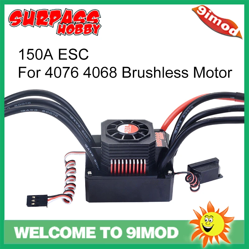 SURPASS HOBBY Водонепроницаемый KK 150A ESC бесщеточный Электрический Скорость контроллер