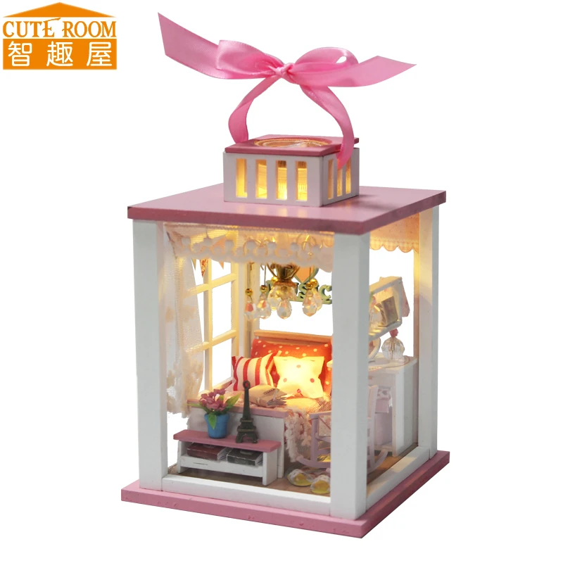 Hot Sale DIY Doll House Wooden Miniatura Doll Houses Miniature