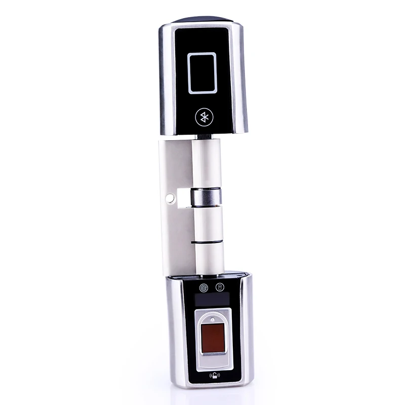 

We.lock double side system lock fingerprint door lock remote control door use