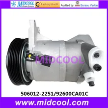 Высокое качество авто AC компрессора DKS17D для 506012-2251 92600CA01C