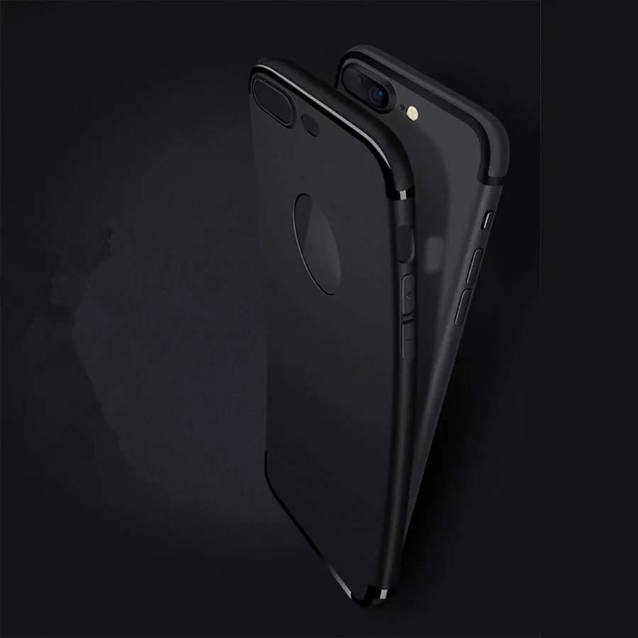 Роскошные матовые Мягкие силиконовые чехлы для задней панели iPhone X чехол 6 6s Plus 5
