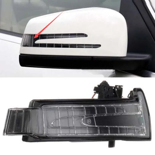 

for car accessories Right Side LED Mirror Marker Turn Signal Light Lens For Mercedes W204 W212 W221 Easy to install directly fit