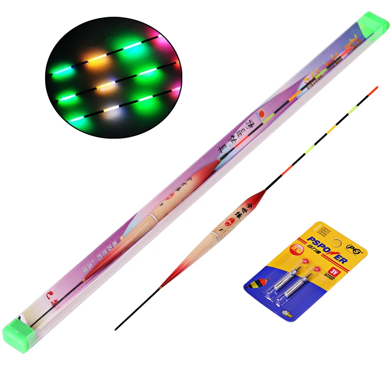 Sougayilang LED Fishing Float Electric Float Light + Battery Deep Water