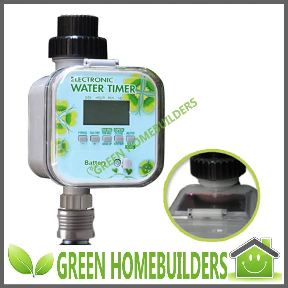 Easy LCD Electronic Garden Watering Timer( Solar&RainStop ) Garden