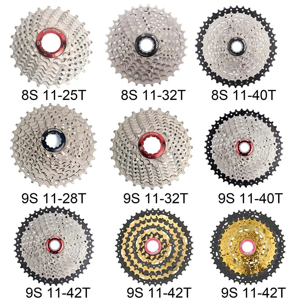 BOLANY MTB велосипед Freewheel 8 S/9 S 11-25 28 32 40 42T MTB горный велосипедный маховик 8 9 скоростей кассета Звездочка для Shimano Sram