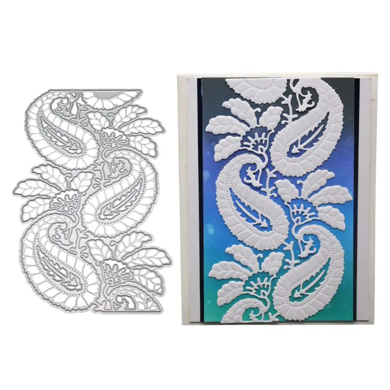 

Leaf Background Metal Cutting Dies Stencil Scrapbooking Album Stamp Paper Card Embossing Craft Decor