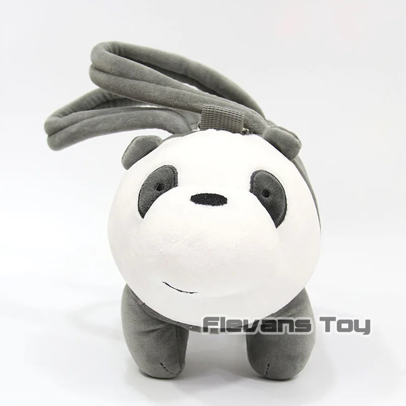 

We Bare Bears Panda Cartoon Kawaii Plush Messenger Bag Handbag Soft Stuffed Animal Doll Toy Gift