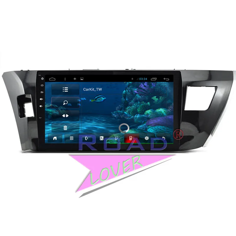 Roadlover Android 6 0 автомобильное аудиоустройство для Toyota Corolla 2014 Стерео GPS навигация
