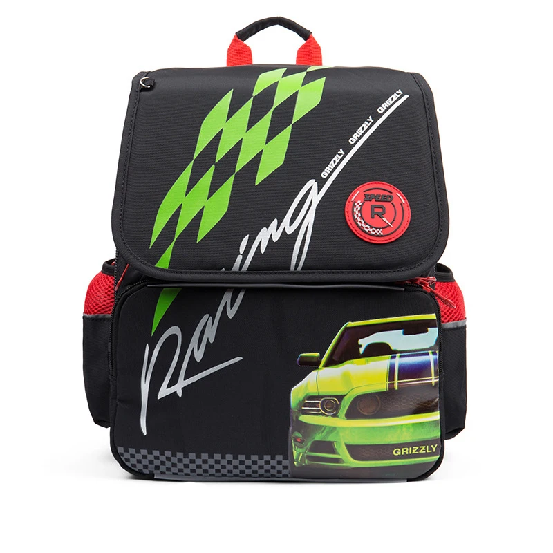 

Children School Bags for Boys Racing Cars Nylon Waterproof Orthopedic Backpack Kids Bag Rucksack Mochila Escolar Grade 1-4