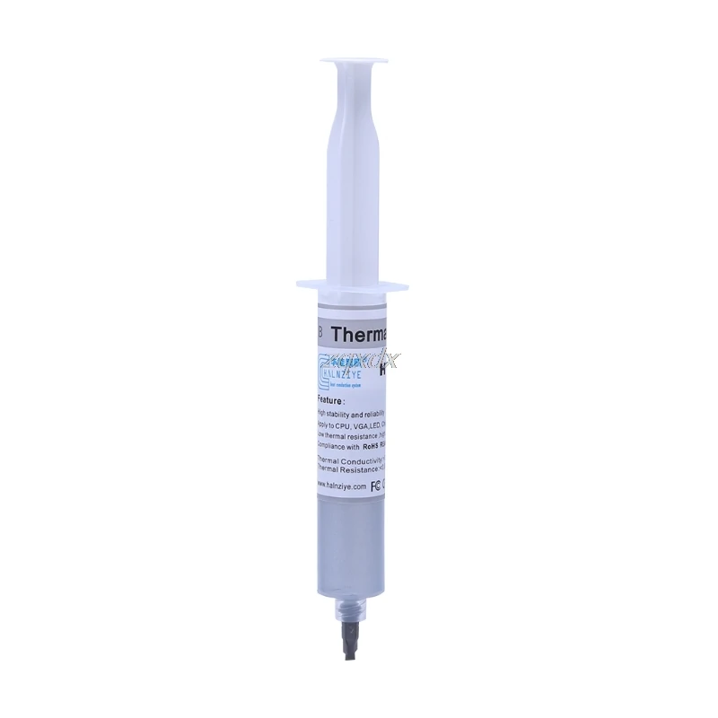 30G HY710-TU20 الفضة شحم حراري وحدة المعالجة المركزية شرائح التبريد مجمع سيليكون لصق يونيو دروبشيب