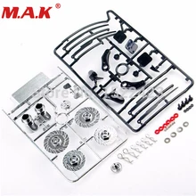 exhaust and brake model toys fit 1/10 scale racing on road drift car assembly accessory vehicles for speed control parts module