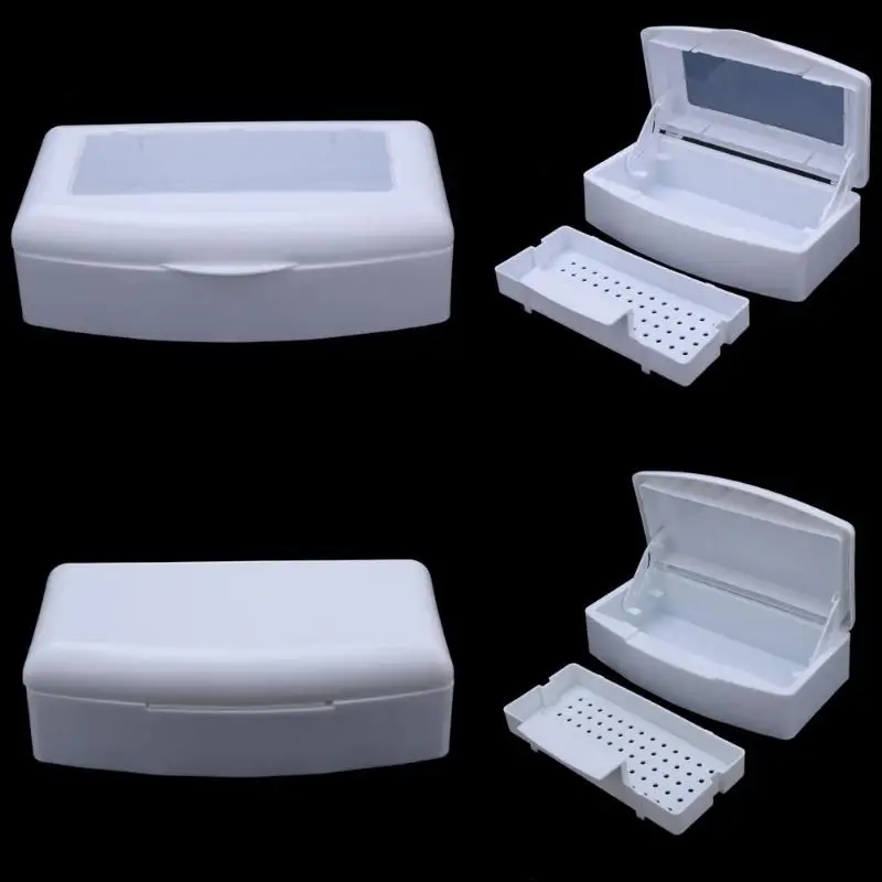 

Pro Mini Nail Sterilizer Disinfection Box Nail Art Nipper Tweezersr Nail Manicure Equipment Tools Disinfecting Cleaner Sanitize