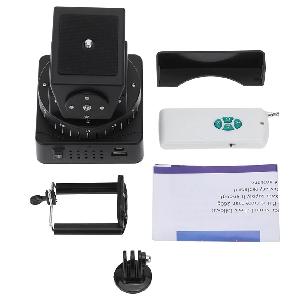 Zifon YT-260 пульт дистанционного управления моторизованная поворотная головка для экстремальной камеры Wifi камеры и смартфона мобильного телефона
