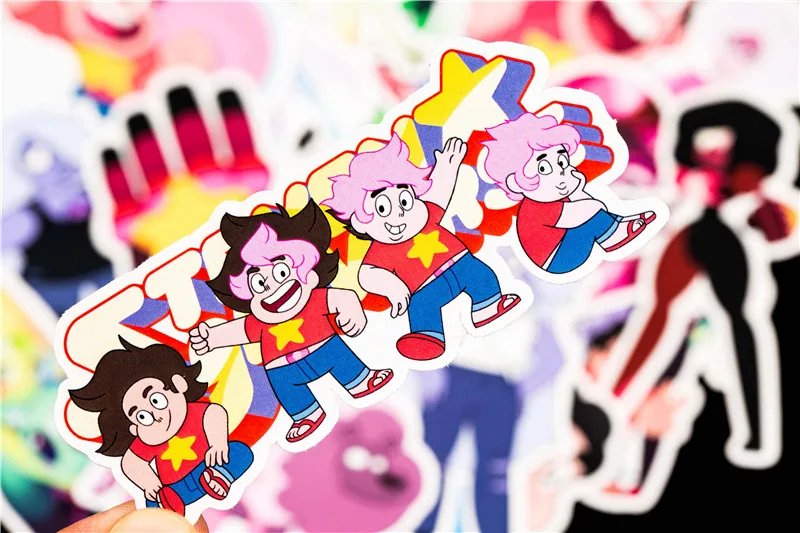 22PCS 2018 New Cute Cartoon Stickers Steven Universe Kids Toy Sticker For Luggage Skateboard Motorcycle Laptop Sticker (7)