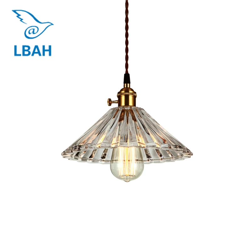

Loft all American, wrought iron small copper heads an umbrella old droplight single head lamps of crystal droplight
