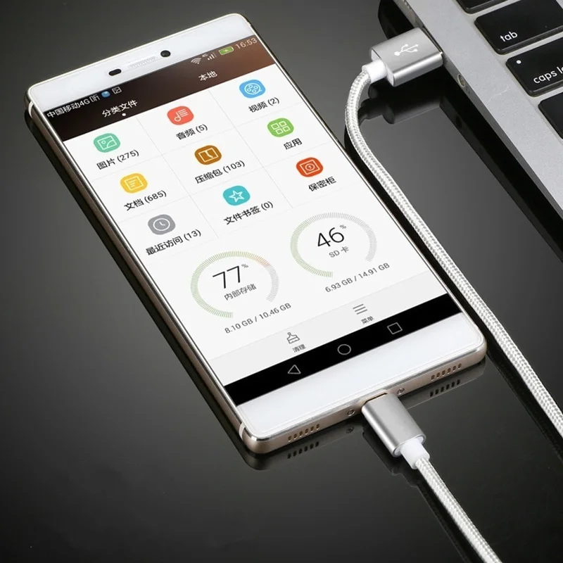 Кабель Micro USB 1 м 2 3 шнур для быстрой зарядки и передачи данных зарядное устройство