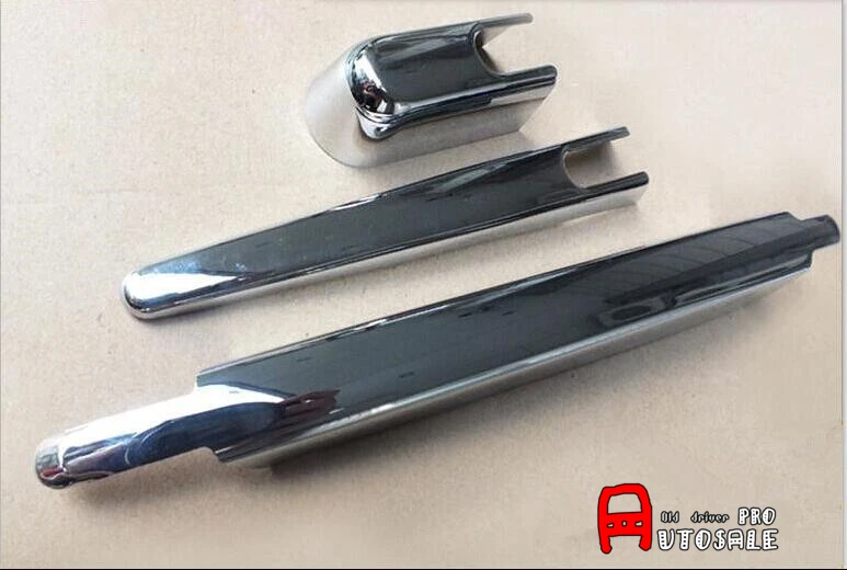 

For Mercedes-Benz GLK-Class X204 2008-2015 Shiny ABS Chrome Rear window wiper cover trim 3pcs