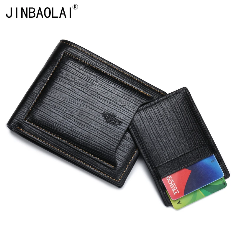 

Men Wallets Famous Brand Purses Cowhide Purses Billfold Men Wallets with Front Pocket carteira ZCA609