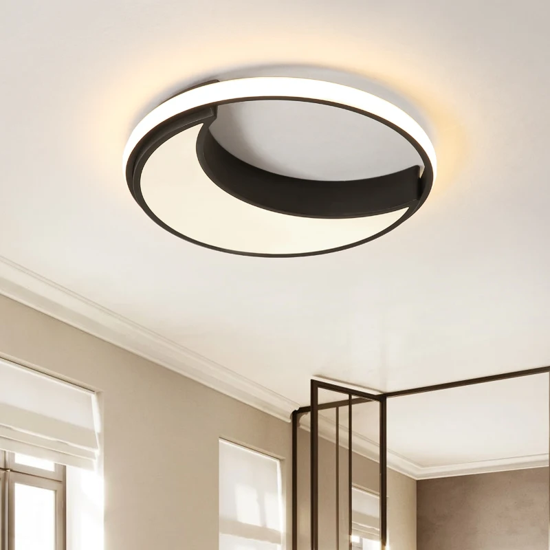 

NEO Gleam Diameter 420/520mm Chandelier For Bedroom Princess Room Children Room White or Black Modern led Chandelier