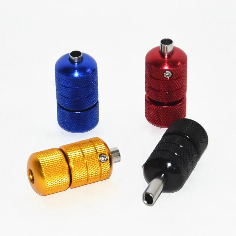 

25x50mm Aluminum Alloy Tattoo Grips Tube with Back Stem Self-locked Tattoo Handle Machine Kit Gun Tattoo Accessories